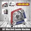 Electric belt grinder Belt Sander DIY Polishing Grinding Machine Mini Cutter Edges Sharpener Belt Head Sander DC12~24V