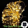 LED Solar Copper Wire Fairy Lights for Outdoor Courtyard Decoration