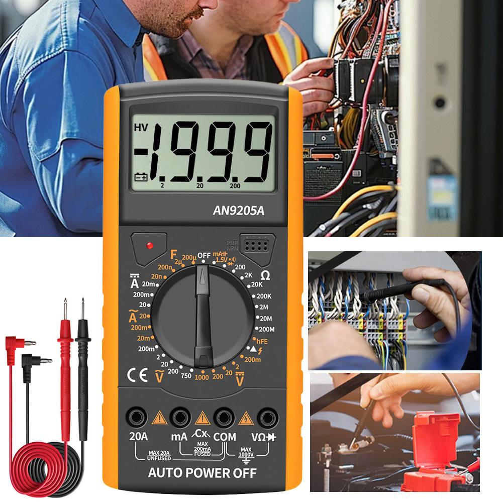 Digital Multimeter Automatic Professional Counts Auto AC/DC Votage Tester Ohm Current Ammeter Detector Tool