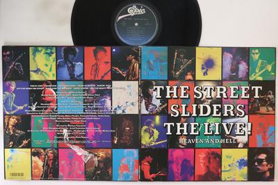 LP Record STREET SLIDERS - Live! Heaven & Hell 283H273 EPIC 1987 Japan Japanese Pop/Rock Used