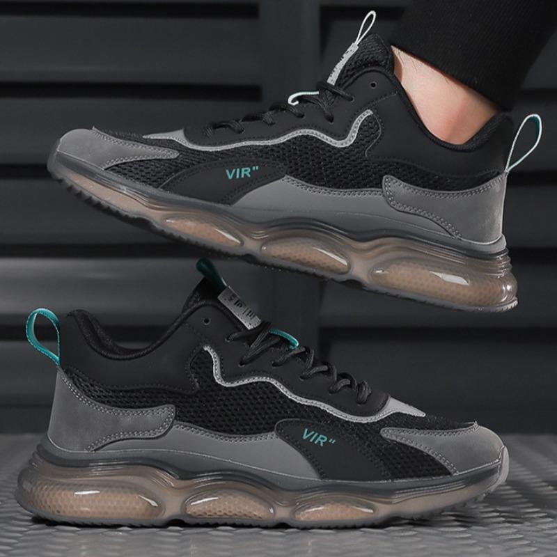 Fashion High Quality 2025 Men‘s Sneakers Elasticity Air-cushion Running Shoes Platform Man Tennis Sneakers Non Slip Casual Walking Shoes