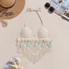 Lace-up Neck Small Vest, Sling Women's Summer Short Style with Chest Pad Inside, Backless Hollow Tube Top Embroidered Vest