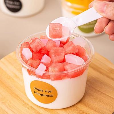 10/50Pcs Dessert Cup With Lid Transparent Ice Cream Cups For Pudding Yogurt Cups Mousse Cake Box Baking Packaging Container