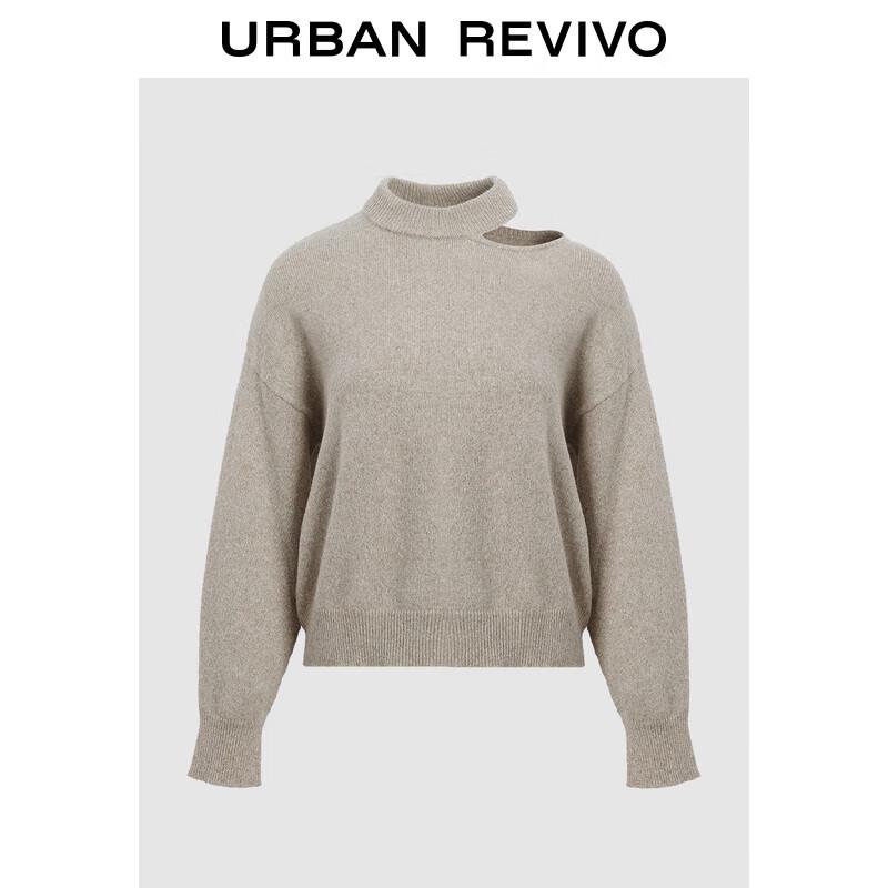 

UR Women s Cropped Knit Top with Cut-Out Shoulder S