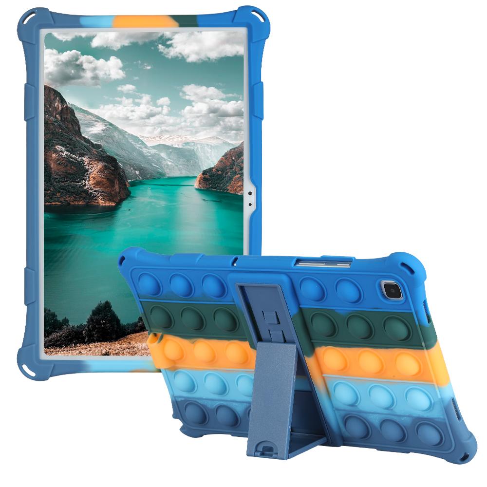 Fodral För Samsung Galaxy Tab A7 10,4 tum T500 T505 Stativ Mjukt Silikon Surfplattefodral Coque