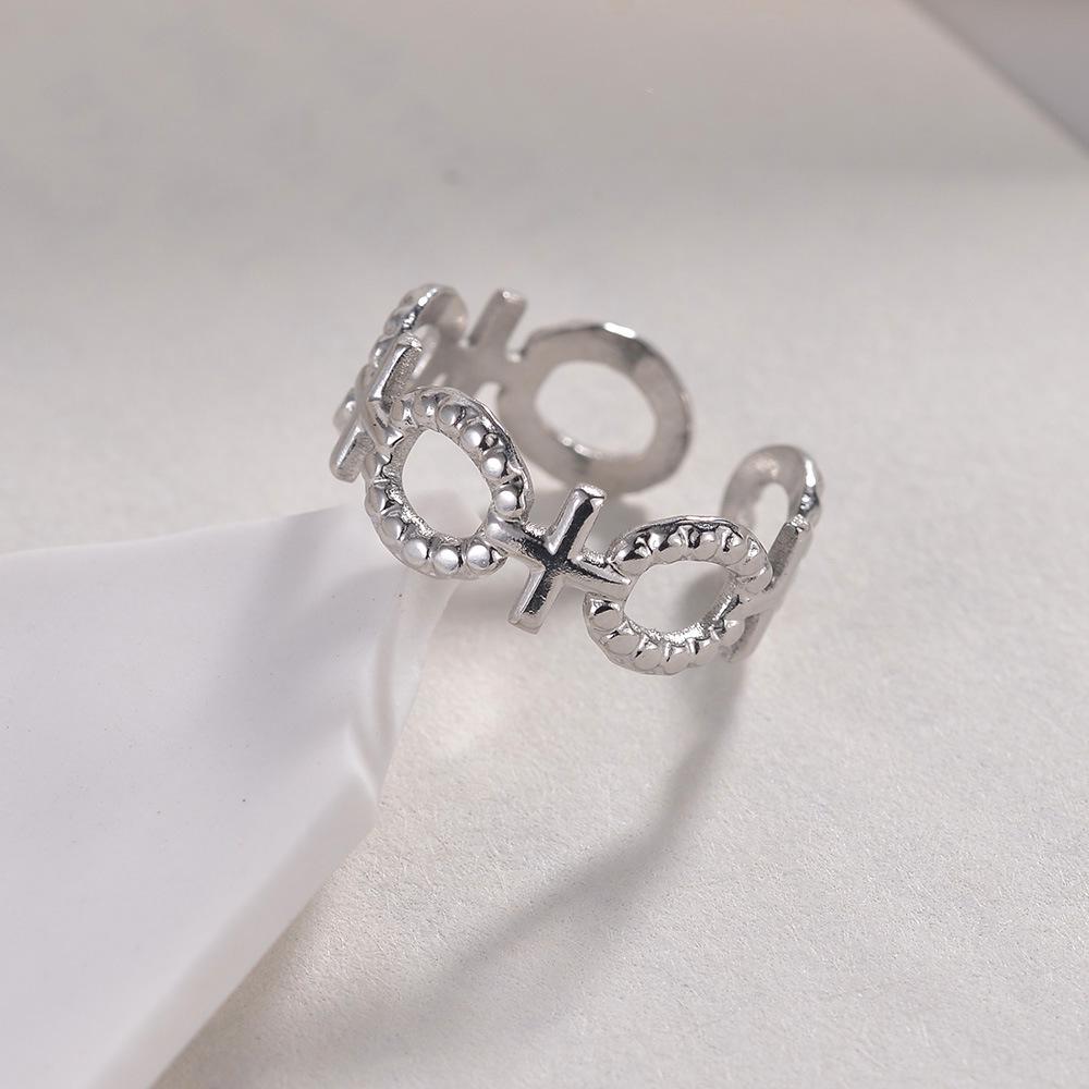 Adjustable Non-Fade Electroplated Couple's Ring