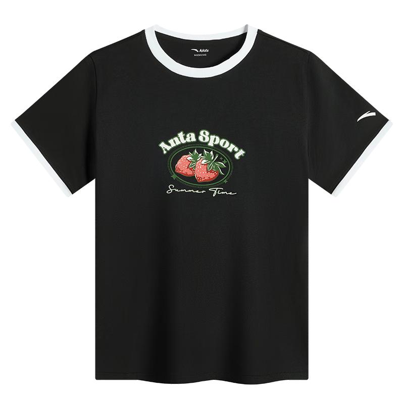 Anta Kids' Fruit Graphic Girls' Short Sleeve T-Shirt