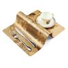 Waterproof Anti-oil Placemat PVC Dining Table Mat Golden Disc Pads Bowl Pad Coasters Table Cloth Pad Slip-resistant Pad 2/4/6pcs