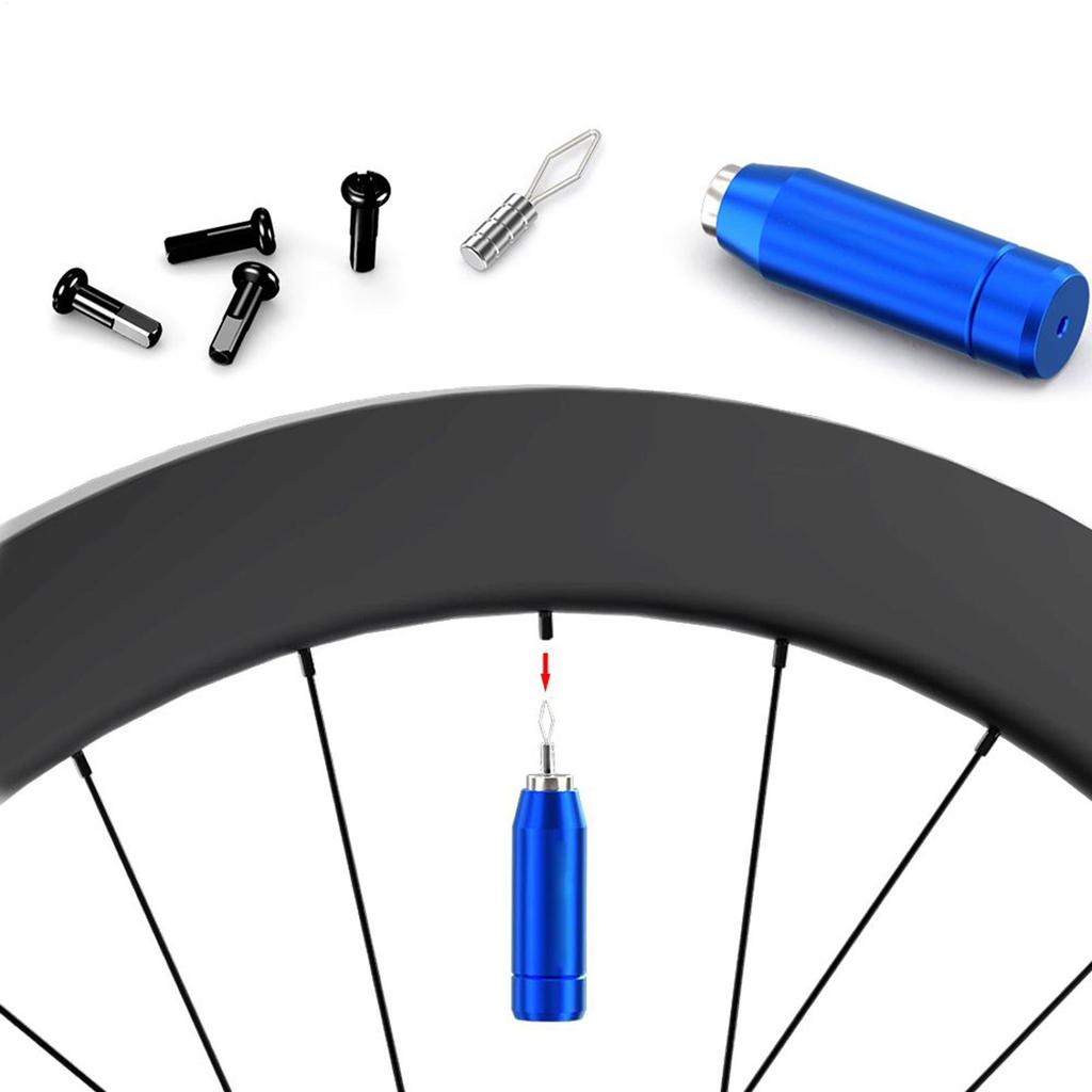 Bike Cable Routing Tool Tension Spanner Traction Gadgets Bicycle Spoke Tool for Cycling Lover Beginner Outdoor Wheel Road