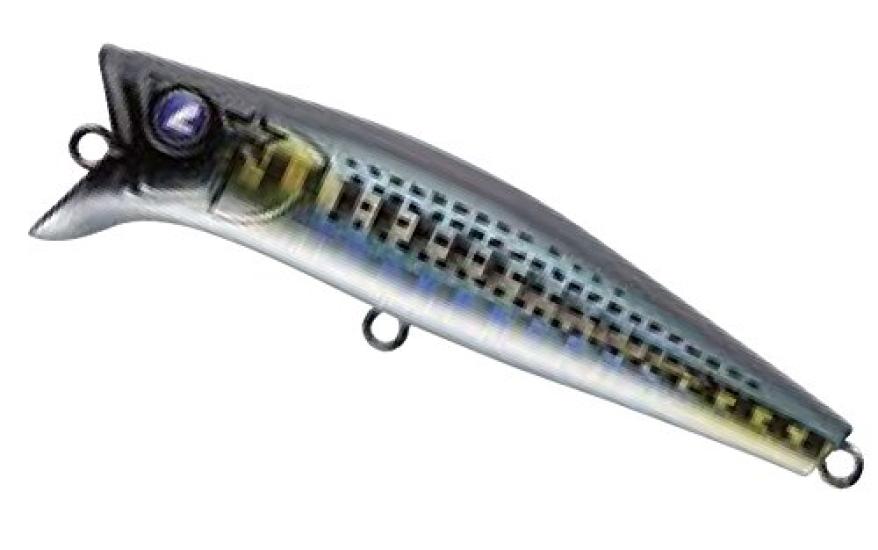 Blue Blue Popper Gabots 65 65mm 6g Ina Lure #03