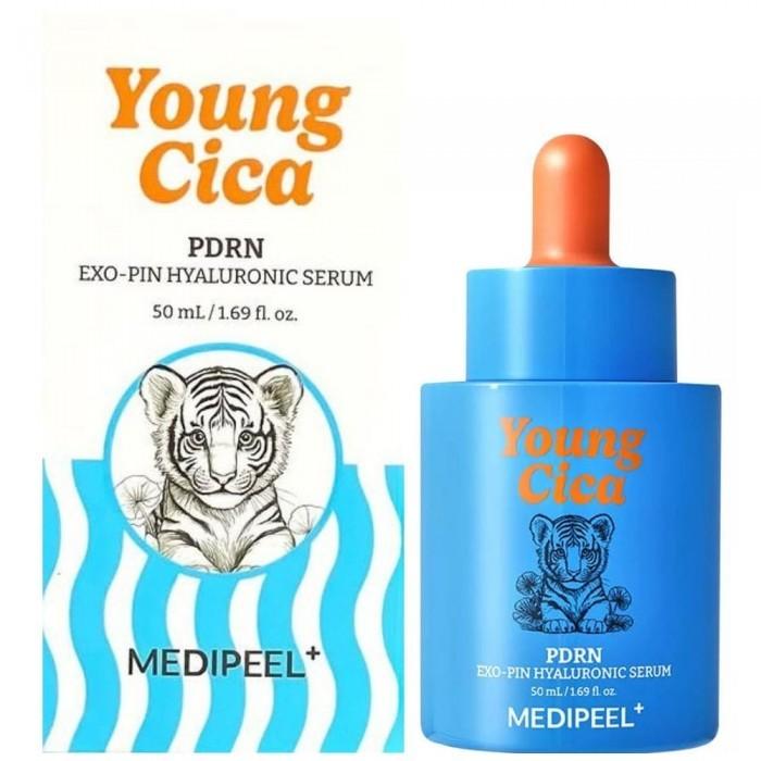 MEDIPEEL Young Cica PDRN Exo-Pin Bakuchiol/ Hyaluronic/ Glutathione Serum 50ML/ Moisturizing, Korean Cosmetics, Kbeauty