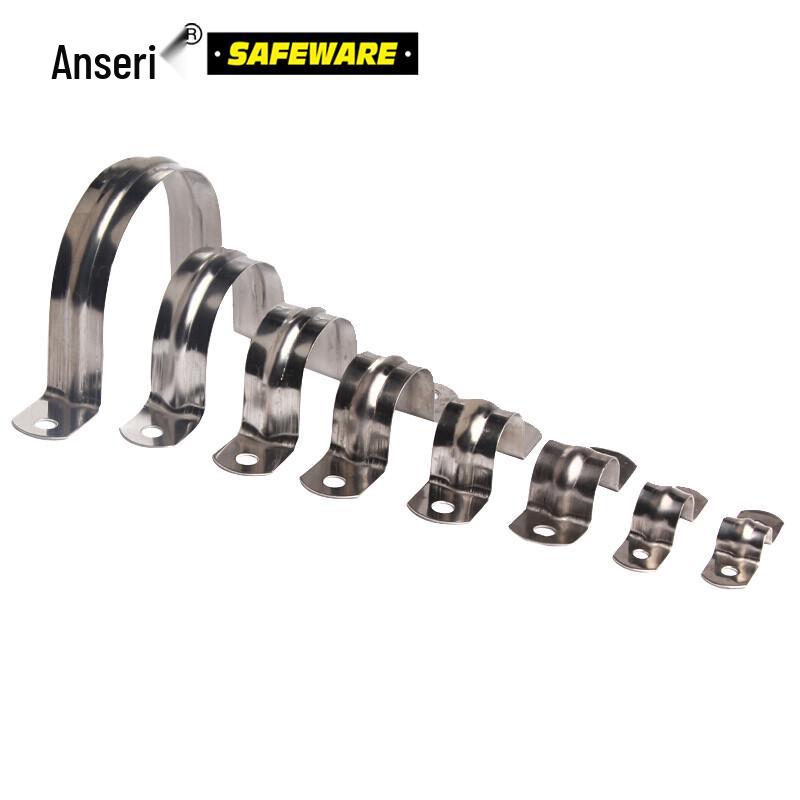 Ansa Rui 304 Stainless Steel Pipe Saddle Clamps 100-Pack