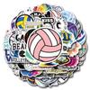 55 Volleyball Cartoon Stickers: DIY Decoration for Suitcases & Water Bottles