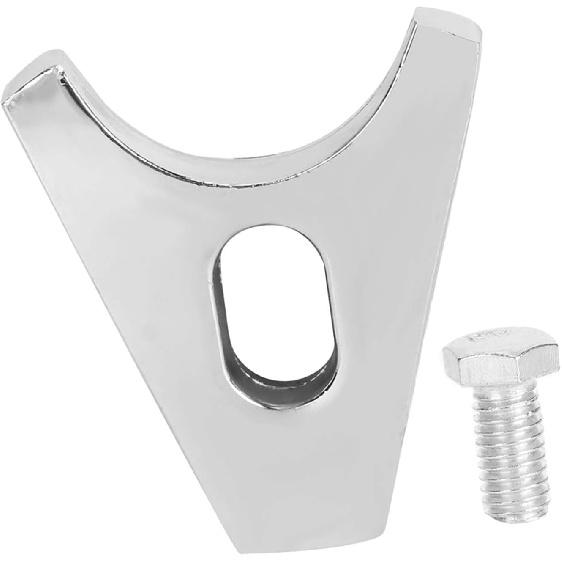 KIMISS SBC Distributor Clamp Chrome Steel Hold Down Clamp Chrome Steel for Chevy V8 V6 for ENGINES 265 283 305 307 327 350 383 400 396 402 427 454