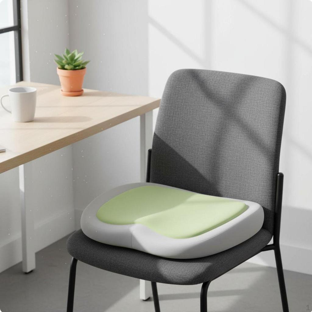 Memory Foams Seat Cushion Cushiony and Thick Padded Chair Pad for
