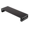 Support d'écran Sanwa Direct avec 3 ports USB et 2 prises d'alimentation Largeur 60 x Profondeur 20 cm, Noir, Plateau de table, 100-MR039BK