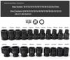 35-Piece Air-Powered 1/2" Socket Wrench Tool Set for Auto Repair.