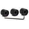 3 Pcs Electric Guitar Bass Effect Knob Volume Tone Control Knob Potentiometer Cap Metal Dome Knobs Replacement Parts