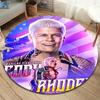 Cody Rhodes,WWE Round Area Rug,Carpet Rug for Living Room Bedroom Sofa Playroom Decor,Non-slip Floor Mat