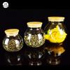 Heat-Resistant Transparent Glass Storage Jar for Food, Dried Fruit, Grains, and Tea