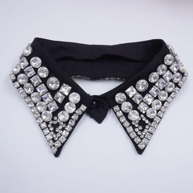 Fashion Beadwork Detachable Collar Removeable Faux Collar Easy Wear Neckwear for Women Various Occasion and Outfit