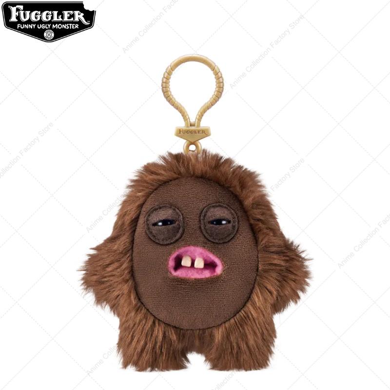 Funny Ugly Teeth Monster Plush Toy Keychain Wide Eyed Weirdo Doll Pendant Cute Gift