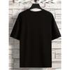 European Sizes Plus Size Men's Trendy Cute Dinosaur Graphic Tees, Comfy Stretch Breathable T-shirts For Summer, Oversized Loose Men's Clothings