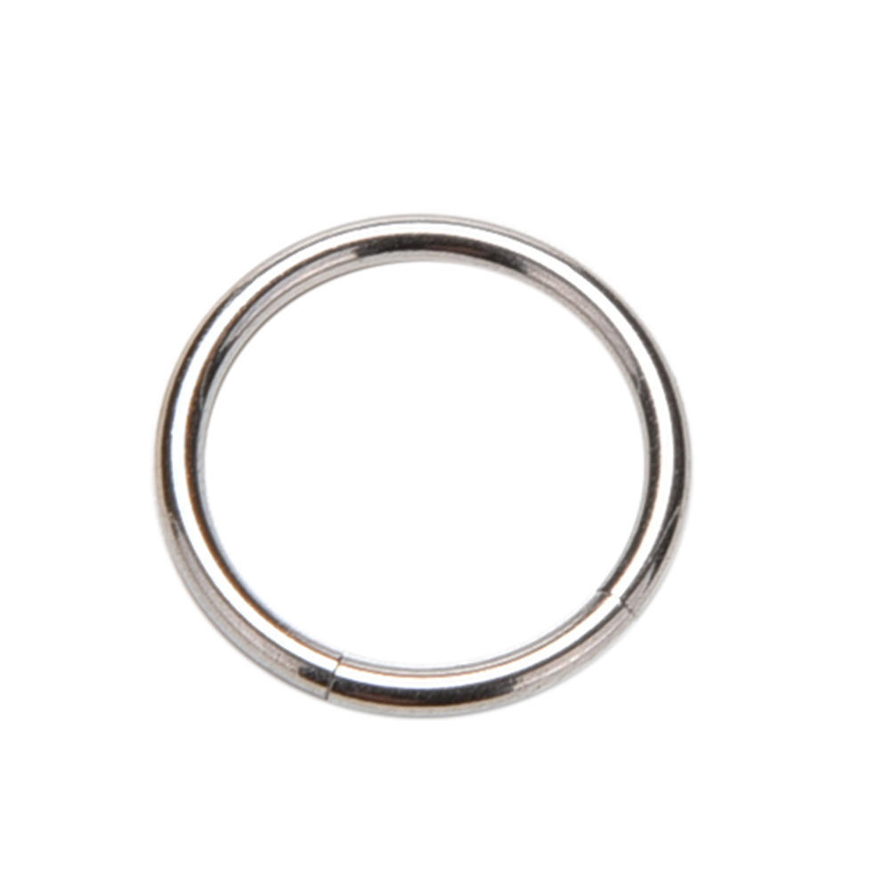 

1 шт. шикарное шарнирное сегментное кольцо титановый кликер для пирсинга носа и губы сережка серебряный