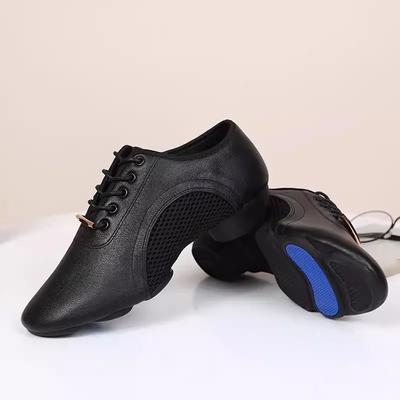 Durable Skidproof Ballroom Dancing Dance Sneakers for Women Sport Lightweight Students Girls Boys Training Jazz Street Shoes