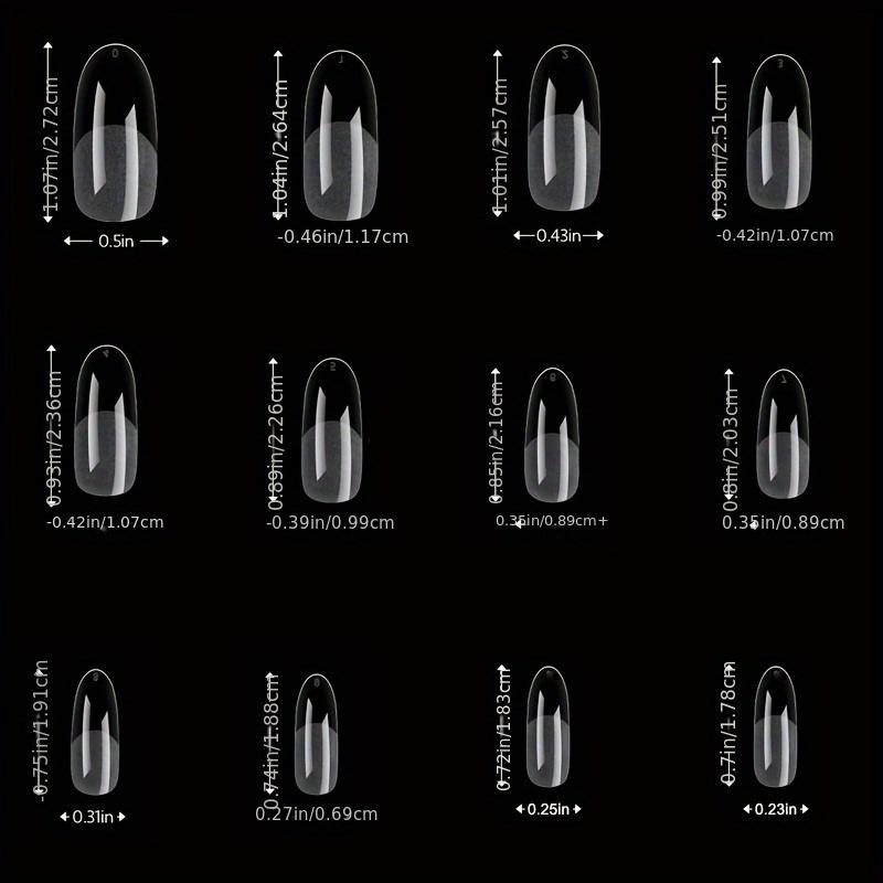 120Pcs Full Cover Press On Nail Tips Stiletto Almond Square Coffin French False Fake Soak Off Gel Nail Extension Tips Capsule