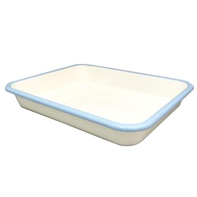 Fuji Enamelware B.M.S. Enamelware Tray L (18 Cavities) White BM-L.W