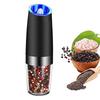 Gravity Electric Salt Ginder Pepper Grinder Automatic Pepper and Salt Mill Grinder Battery-Operated with Adjustable Coarseness LED Light One Hand Ope
