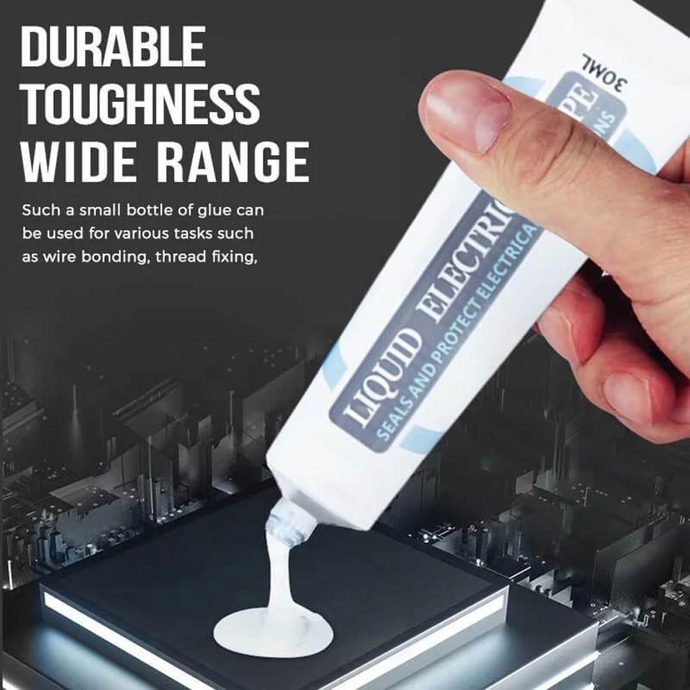 

Tape Insulation Glue 30ml Liquid Tape Lamp Board Electronic Sealant Insulation Electrical Tape чорний