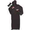 Halloween costume grim black robed warrior ospaly prop costume