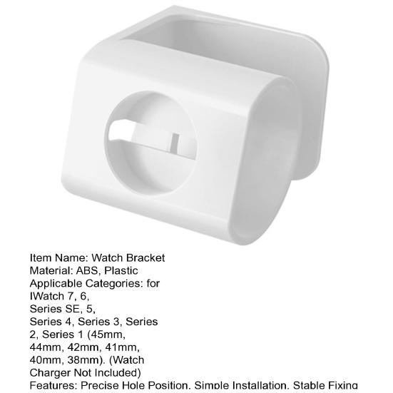 Držák hodinek Univerzální stolní nabíjecí držák Úložný prostor pro kabel Přesná poloha otvoru Držák pro iWatch 1-6. generace
