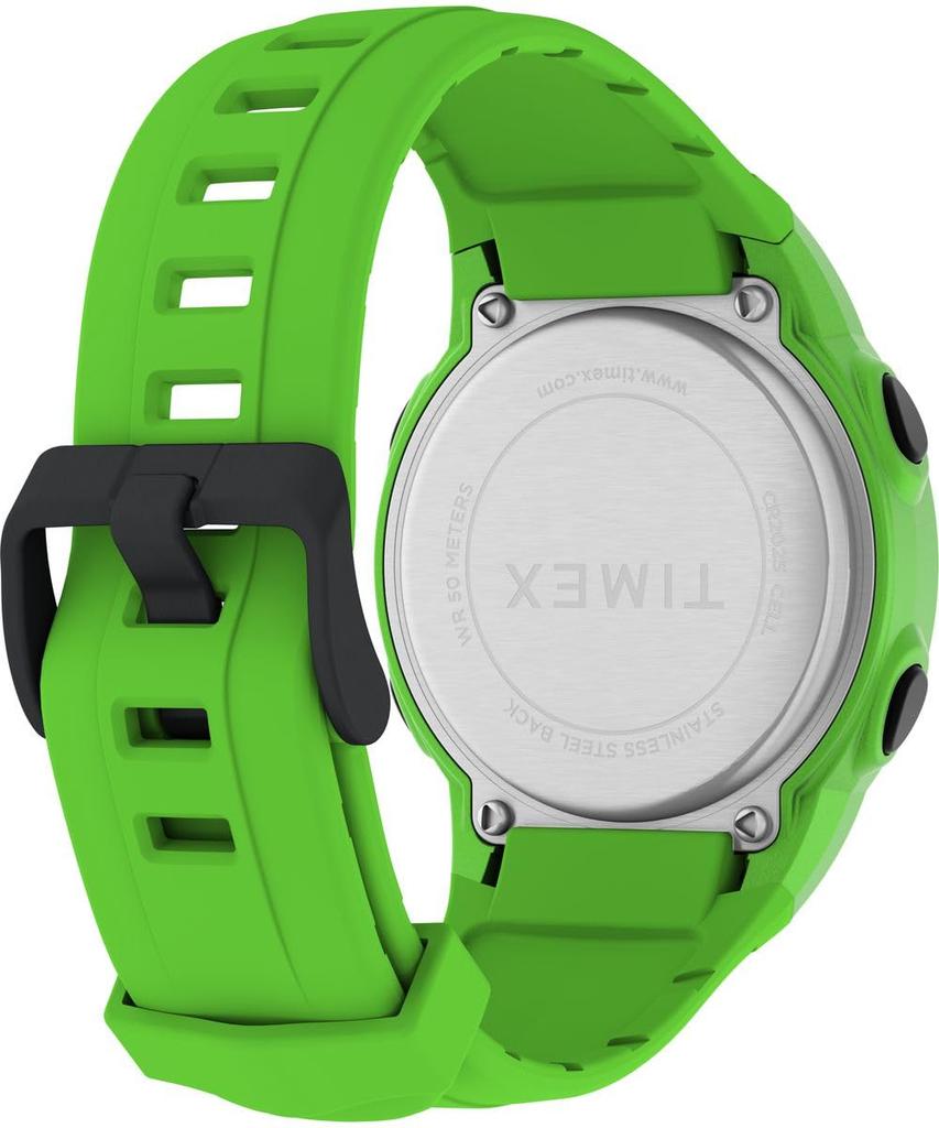 TIMEX Sports Watch Digital 5 ATM Water Resistant Plastic Green Dial TW5M62800 Men's