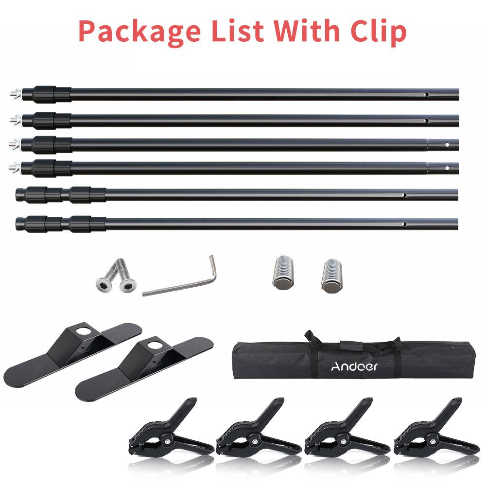 Backdrop Stand Aluminum Alloy   Photo Video Studio Background Support Stand with Carrying Bag