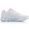 Li Ning Comfortable Cushioning Slip Resistant Abrasion Resistant Low Top Casual Running Shoes Women's White ARHP324-2