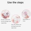 1pc Contact Lens Cleaner Portable Manual Cleaning Cosmetic Contact Box Travel Contact Lens Case HL-830 Manual Rotary Cleaner