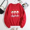 Christmas Women Thick Hoodies & Sweatshirts Velvet Round Neck Hoodie Winter Warm Pullover Casual Sweatshirt