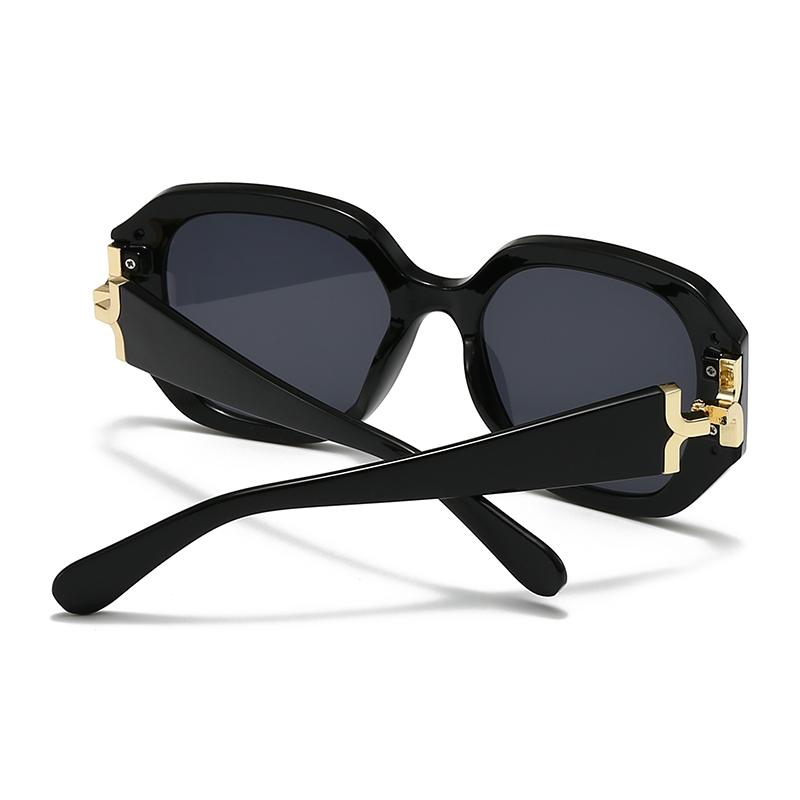 Trendy Polygonal Sunglasses for Street Photography Modern Retro Style Cross-Border Fashion 221