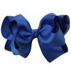 Bow Hairpin Safety Alloy Hair Clip with Burr-Free Metal Spring Double-Layer Threaded Webbing Bow Kids Non-Slip Hair Accessory