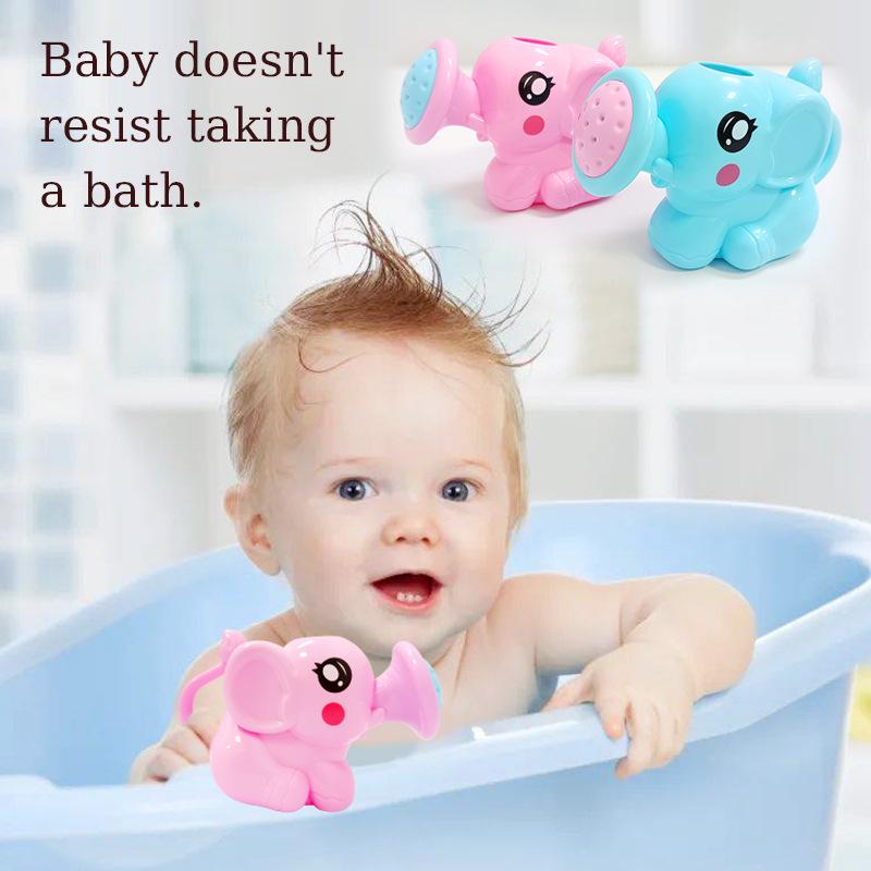 Elephant Shower & Watering Can: Bath Toys for Infants & Toddlers