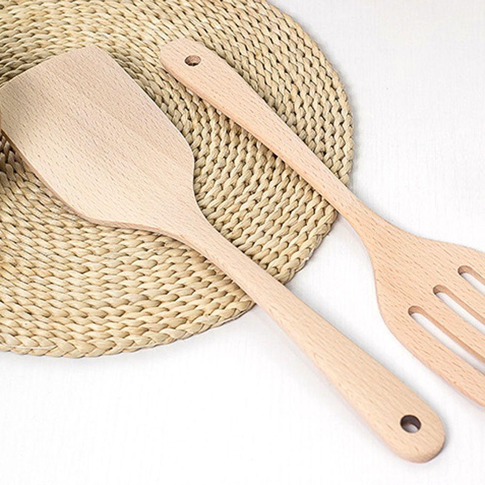 Natural Pancake Long Handle Shovel Kitchen Gadgets Cooking Tools Cookware Utensils Wood Spatula