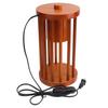 Candle Warmer Lamp Wooden with 2 Bulbs Smokeless Dimmable Timing Bedside Light for Home Decor