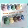 Cute Cartoon Handmade Dopamine Short Removable Patch Candy Color Eye Accessories Xs S M L