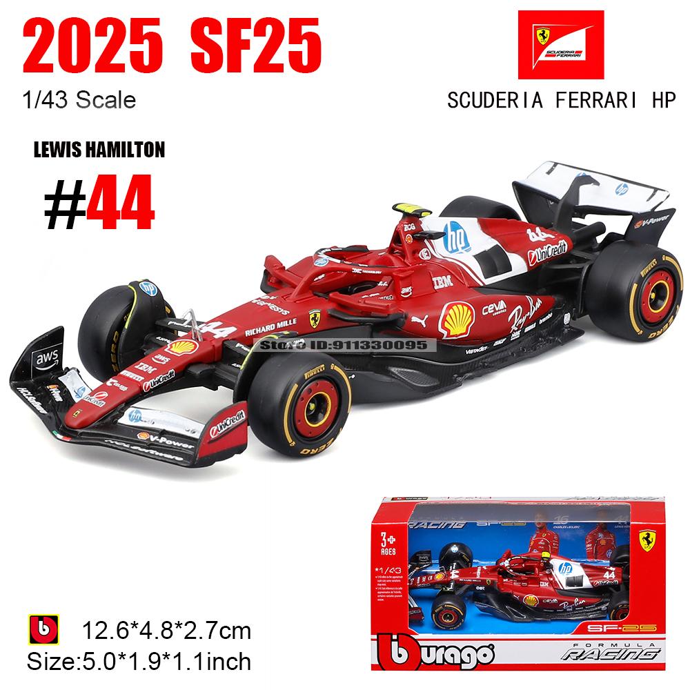Bburago 1:43 2025 F1 BWT Alpine Formula One Team #10 Pierre Gasly #43 Franco Colapinto Alloy Car Die Cast Model Toy Collectible