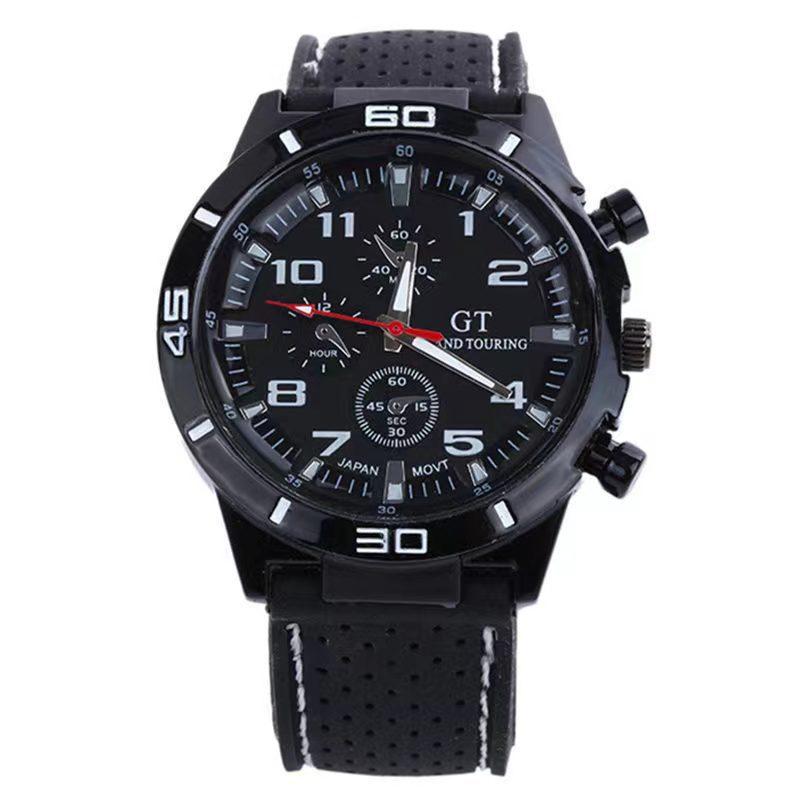 New Fake Three Eyes Digital Sports Men's Watch Men's Quartz Watch Silicone Band Belt Classic Fashion Men's Watch