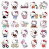 50 Hello Kitty Stickers - Sanrio Japanese Anime for Notebooks, Water Bottles, Planners