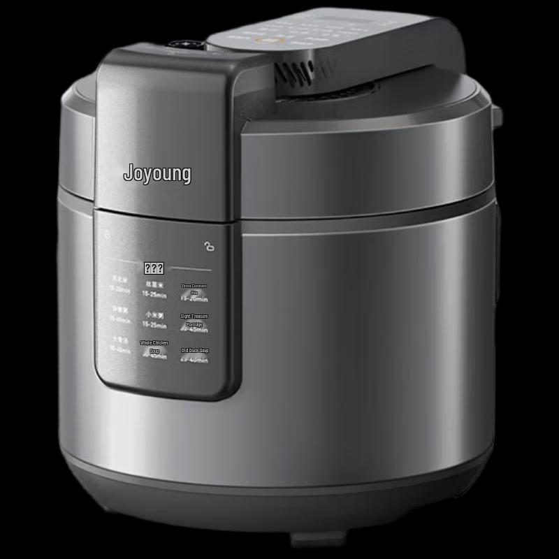 Joyoung 5L Silent Electric Pressure Cooker with Dual 304 Stainless Steel Pots CN plug (adapter included)